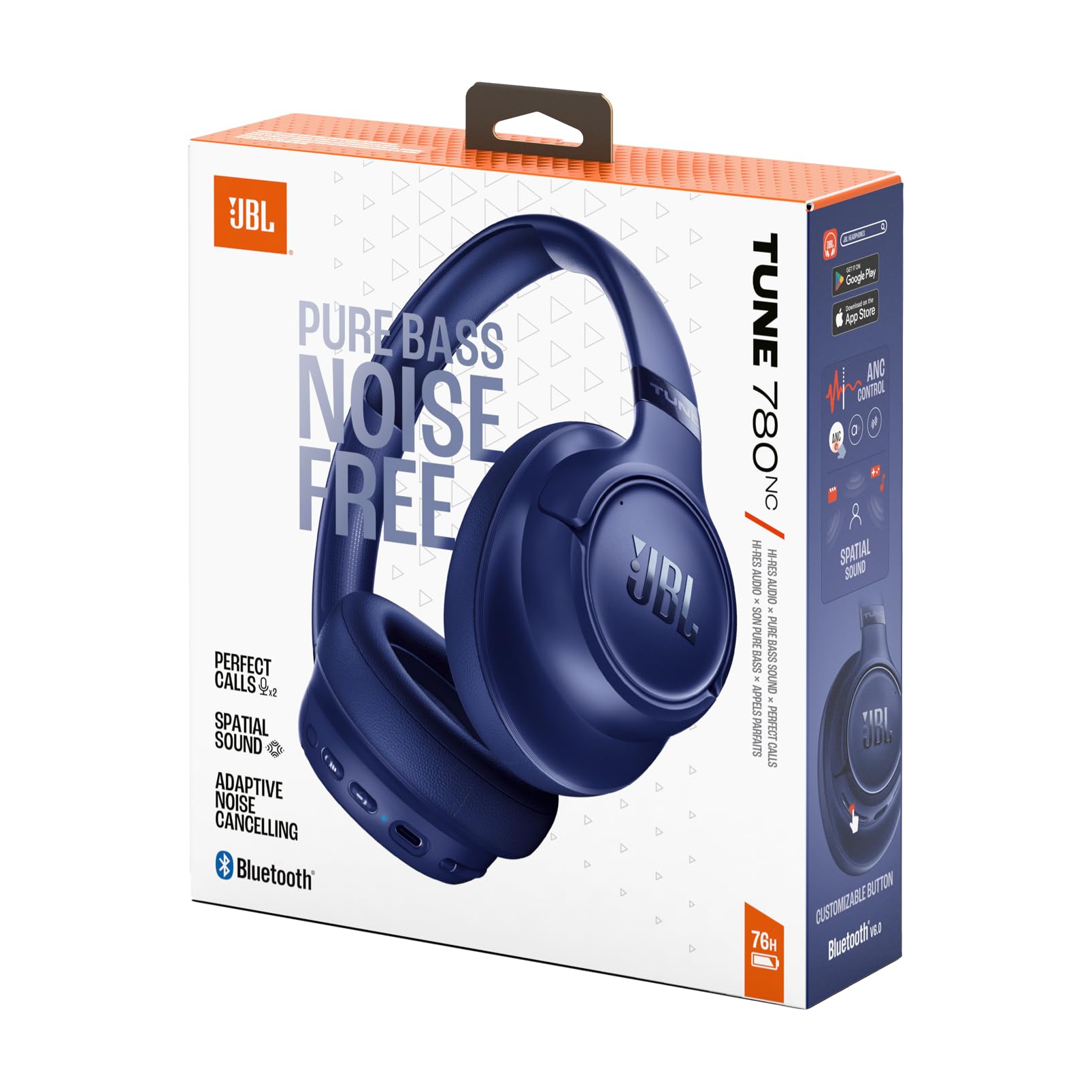 JBL TUNE 780NC Wireless Over-Ear Bluetooth Headphones - Image 3