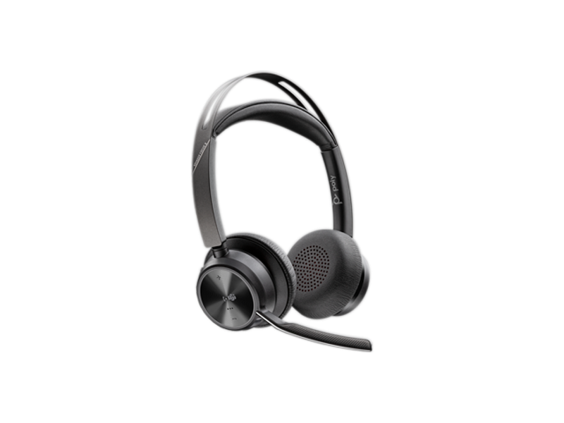 Poly Voyager Focus 2 Microsoft Teams Certified USB-C-C Headset +USB-C/A Adapter (9T9J4AA) - Image 2