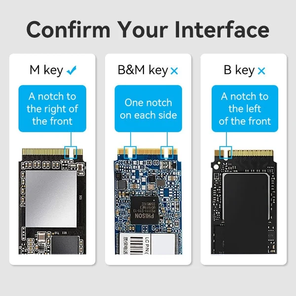 Vention M.2 NVME SSD Enclosure