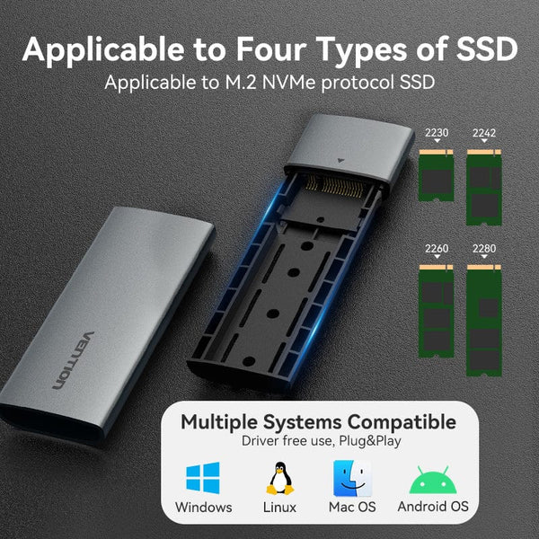 Vention M.2 NVME SSD EnclosureVention M.2 NVME SSD Enclosure